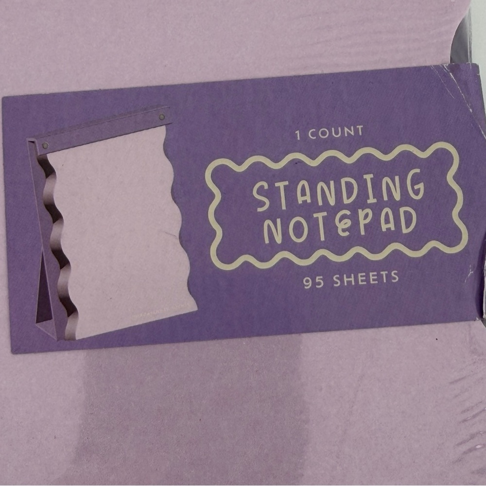 Standing Notepad - Purple - Picture 2 of 3